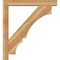 Ekena Millwork Balboa Block Rough Sawn Bracket w/ Offset Brace, Western Red Cedar, 6"W x 40"D x 44"H BKT0604X40X44BOA05RWR - alternate 4